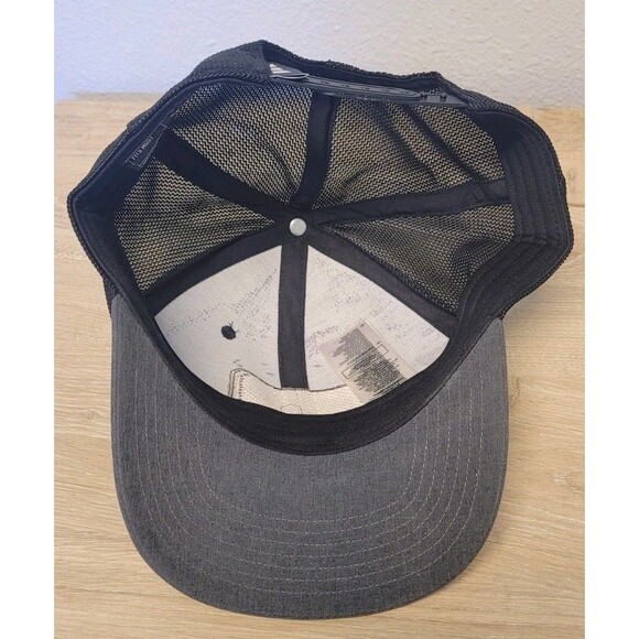 Adidas 2 In 1 Golf Hat With Removable Patch Gray Black Snapback Cap - Picture 4 of 5